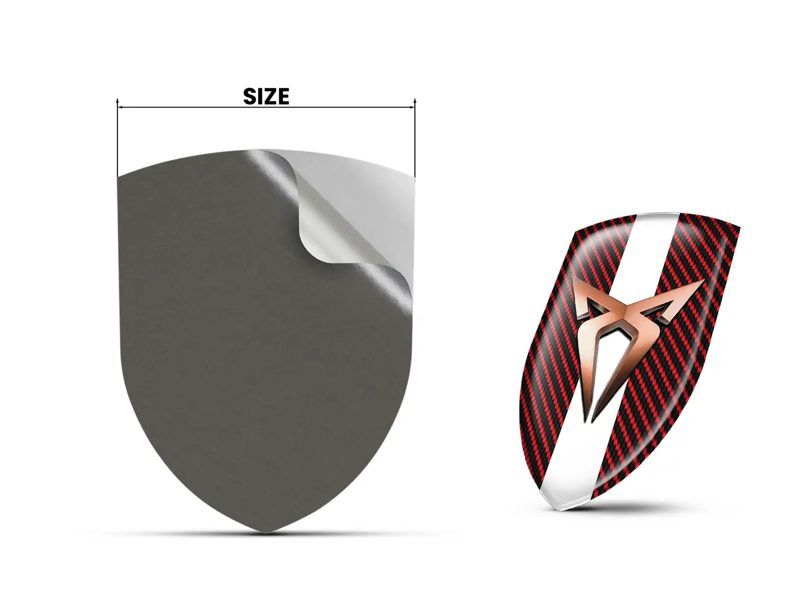 Seat Cupra Logosticker Hochwertig Minimal Design Personalisierbar